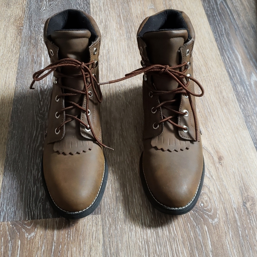 Justin Lace up riding boots